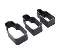 Zerodis Leather Craft Cutting Die Leather Punching Mold Cutting Mold 3PCS Wine Bottle Shape Alloy Steel Set 75mm 69mm 62mm for Art Craft Projects