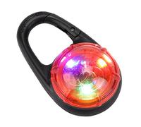 Zerodis LED Dog Collar Light Pet Safety Light Clip On Pendant with 3 Flashing Modes for Night Walking Running Hiking Visibility (Red)