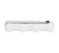 Zerodis LED Makeup Light, 4-Bulb Dressing Table Lamp with Suction Cup for