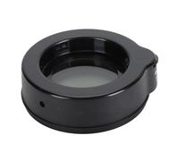 Zerodis LED Microscope Circle Light, ABS Polarizing Lens Ring, DC 12V 3W Adjustable Brightness 40 LED 388lm for Laboratory Research Inspection Microscope Work
