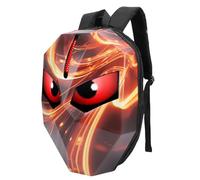 Zerodis LED Riding Backpack, 3D Hard Programmable Display Screen with USB Charging Port, Breathable Shoulder Straps for Travel Cycling Parties Gifts