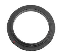 Zerodis Lens Adapter Rings, Aluminium Alloy Macro Lens Reverse Rings Adapter Lightweight Photography Reverse Converter Simple Operating for DSLR Camera Accessories (58MM)