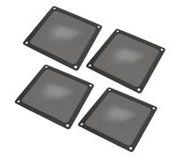 Zerodis Magnetic PVC Fan Dust Filter 5.51x5.51in 4-Pack with Ultra Fine Mesh for PC Case Fan Vent and Chicken Coop (Black)