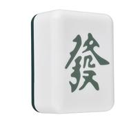 Zerodis Mahjong Night Light, USB Rechargeable Lamp with 4 LED Soft Light Beads, Long Battery Life 6 Hours, ABS Material for Home Bedroom Decoration (Hair)
