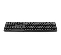 Zerodis Mechanical Keyboard Ergonomic Design Ergonomically Durable USB -I Cable Keyboard PC Computer for Long Working Hours and Games, Bilingual English Arabic