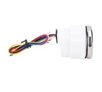 Zerodis MEMATER HOUR 2IN 8000 RPM GAGE TACERMATE OF THE ENGINE FOR THE ENGINE A (White Dial Silver Bezel)