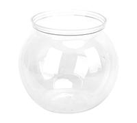 Zerodis Mini Fish Bowl, Transparent Plastic Fish Bowl Betta Plant for Desk Bookshelf with Plastic Material, Suitable for Living Room, Study, Bedroom, Study Room, Aquarium, High (Large Size 50 X 50in)