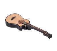 Zerodis Miniature Acoustic Classical Guitar Model, Wooden Decoration with Stand for Music Room and Gift Idea, 16cm 20cm 25cm Sizes Available (20cm)