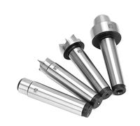 Zerodis MT1 Spur Center for Wood Lathe, Steel Turning Tool, Sturdy and Versatile, for Both Wood and Metalworking Lathe, Includes 4Pcs MT2 Turning Spur Cup Center Set with a Box (MT2)