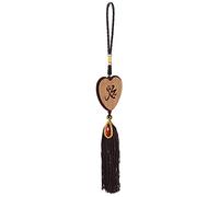 Zerodis Muslim Car Hanging Ornaments,Wood Muslim Hanging Pendants Islamic Car Rear Mirror Hanging Decoration with Tassel(140244)