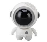 Zerodis Neck Hanging Fan, Cute Space Man 3 Adjustable Speeds Portable Handheld Fan USB Rechargeable with Lanyard for Kids Girls Boys Outdoor Gift