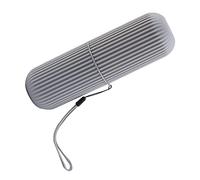 Zerodis Non Slip Design Travel Toothbrush Holder, Cover, Handy Design, Portable Size, 7.7x2.4in Toothbrush Case with Lanyard for Business Trip Camping School, Made of (#2)