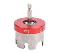 Zerodis Nut Spinning Drill Attachment, Hex Shank Nut Driver Extractor for 1/4 3/8 1/2 Inch Threaded Rods, with Impact Resisting Aluminum Alloy Housing, for Conduit Rack and Strut