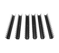 Zerodis Other Garden Tools Spikes Set Carbon Steel Intruder Deterrent Wall Top Spikes for Fence Gate Roof Perimeter Protection Outdoor Home Garden Barrier 6Pcs Anti Climb Security Carbon