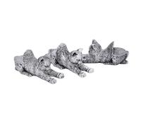Zerodis Other Gardening Supplies and Adjustable Material Sun and Rain Flower Pot Holder Elevator for Outdoor Decor 3Pcs Animal Statues Plant Pots Risers Sturdy Plant Container Accessories (Lazy Cat)