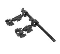 Zerodis Other Home Appliance Parts Stick 360° Rotation Adjustable Double Head Clamp Telescopic Motorcycle Handlebar Stick Pole Motorcycle Action Cameras Mount Kit for Cycling Camping