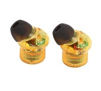 Zerodis Other Recreational Games Activities Abs Immersive Sound Active Noise Cancellation With Charging Box/Cover For Ios Users Wireless Stereo Earphone (Yellow)