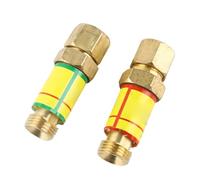 Zerodis Other Welding Equipment Accessories Valve, Brass Construction, Built-in Safety Feature, M16x1.5, Ideal for Welding Tasks Oxygen Acetylene Check
