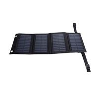 Zerodis Outdoor Solid Solar Loader 20W 5.5 V Pubblable Portable Energy Bank for External Telephone Vagrants in Monochronic Silicon (mp04b)