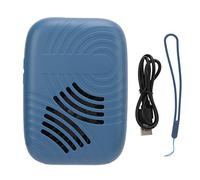 Zerodis Paint Dryer for Artists with 3 Speed USB Charging Wireless Heating for Watercolor Painting 360 Degree Rotating Portable Air Drying Tool for Indoor Outdoor Art Studio (Blue)