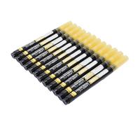 Zerodis Painting Tools Set 12Pcs Gold Dual Tip Metallic Glitter Painting Pens Card Making Coloring Pen Artist Illustration Markers for Photo Album Crafts Model Rock Art Metallic