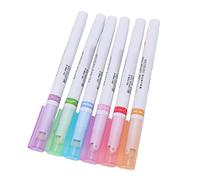 Zerodis Painting Tools Sketch Pens Outline Markers with Smooth Writing Large Capacity for DIY Scrapbooking Notes Painting 6 Color Doodle Markers