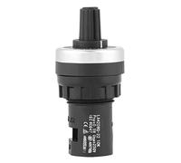 Zerodis Panel Mount 10K Potentiometer, VSD VFD Rotatable Variable Frequency Converter D Type Change Mode Screw Type Terminals for Variable Speed Drive Invert