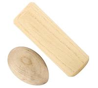 Zerodis Percussion Musical Egg Set Beech Wood Maracas Eggs and Wooden Ball Whisk 60 X 39.5mm and 101 X 36.6mm Rhythm Learning for Early Education Beginners and Teaching Use
