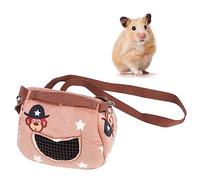 Zerodis Pet Carrier Bag,Washable Reusable Outgoing Hamster Carrier Portable Pet Carrier with Griding Shape Window for Small Pets Guinea Pig Squirrel Chinchilla (S 23 Inch)