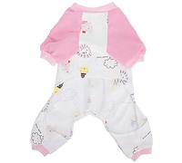 Zerodis Pet Dog Elephant Jumpsuit Soft Polyester Bodysuit Long Sleeve Shirt with Cute Pattern for Walks and Photo Shoots (M)