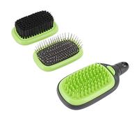 Zerodis Pet Grooming Brush, 3 in 1 Deshedding Tool with Massage Comb for Dogs Cats, Effectively Removes Loose Hair Dander Dirt From Sofa Bed Carpet Clothes Cars, Improves Blood