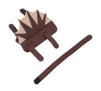 Zerodis Pet Lizard Outfit Chest Strap, Bearded Dragon Clothes Set, Felt Material, Skin Friendly Lightweight, for Halloween Photo Props, Size S (S)