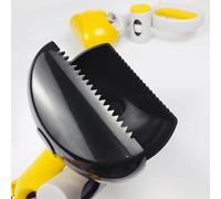 Zerodis Pet Pooper Picker 2 in 1 Multipurpose Cleaning Tool with Serrated Grip Elastic Handle and Garbage Bag Storage for Dogs Cats Pets (Black)