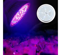 Zerodis Plant Grow Light Bulb, Aluminum LED Grow Light 100W E27 Full Spectrum Lamp, 150 LEDs, Heat Dissipation, for Indoor Garden Greenhouse Flower Vegetable Planting