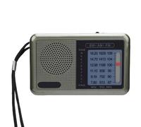 Zerodis Portable AM FM SW Radio,Digital Shortwave Transistor Compact Emergency Radio for Home Outdoor Emergency Survival (Type 2)
