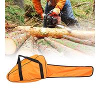 Zerodis Portable Chainsaw Carrying Bag Case for Stihl/Chainsaws Oxford Fabric Chain Saw Protective Holder Bag Bright Orange, Waterproof Polyester