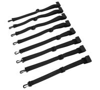 Zerodis Practical Flats of Tent -Klemme/Tither -ST of 8 Nylon Clips for Economic Exhibitions, Camp Activities Outside The Camps and Advertising