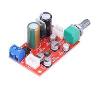 Zerodis Preamplifier Board, AD828 Amplifier Board Volume Potentiometer for Stereo Audio Preamp Module, PCB Materials with Convenient Usage