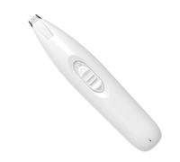 Zerodis Professional Pet Hair Clipper, Cordless Dog Grooming Clippers with LED Light, Two-Speed Adjustment, Low Noise, Easy Operation, Materials, Suitable for Home and (White)