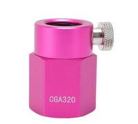 Zerodis Quick Connect CO2 Refill Adapter,CGA320 CO2 Tank Connector Kit CO2 Cylinder Adapter for Soda Maker CO2 Refill Canister Connector