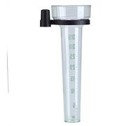 Zerodis Rain Gauge Measure Plastic Tube Udometer Easy to Read for Outdoor Garden Yard 35mm Capacity