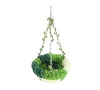 Zerodis Rammap Bed for Multifunctional Green Parrots Hang From Sleeping Birds in Front of the Cage (Small Hammock (14x23.5cm / 5.51x9.25in)