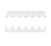 Zerodis Refrigerator Food Bag: Closing Blocks Side Panels 6 Holes Design ABS Storage Support for The Round Helicopter Yogurt Bottle