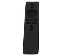 Zerodis Remote Compatible with TV Cover for Xiaomi TV Stick 4K Silicone Case for TV Stick 4K Anti Slip Shockproof Silicone Cover Remote Control Cover with Lanyard (Black)