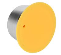 Zerodis Reusable Coffee Capsule, Stainless Steel Refillable Filter Cup with Pressed Powder Cover for Coffee Maker, Easy to (Yellow)