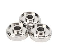 Zerodis Robus Metal Silver Trumpet Valve Cap Metal Piston Replacement Part for Trumpet Repair Perfect for Brass Instruments and Music Enthusiasts (Top Cover OE: 5615Q0)