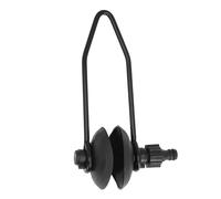 Zerodis Round Gedempte Motor FP with Simple Pipe Connection for the Maintenance of the Outboard Motor, Suitable for - Black Rubber