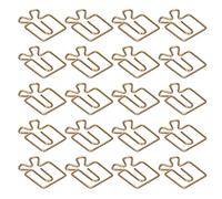 Zerodis School Supplies and Unfading Metal Iron Antirust Electroplating Lightweight Portable for Office Home School with Gift Box Shape for Organization Classification Paper Clips Strong