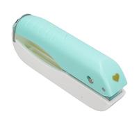 Zerodis School Supplies Hole Puncher Portable Mini Heart Shape Paper Hole Punch Office Supplies with Chip Collection Box Suitable for Craft Paper Tags Ticket Scrapbook Handheld Single