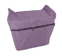 Zerodis Sewing Machine Cover Dust Protector for Standard Machines with Front Zipper Pocket Side Mesh Pockets 3 Layer Water Resistant Polyester 16.9x7.7x13.0in Purple